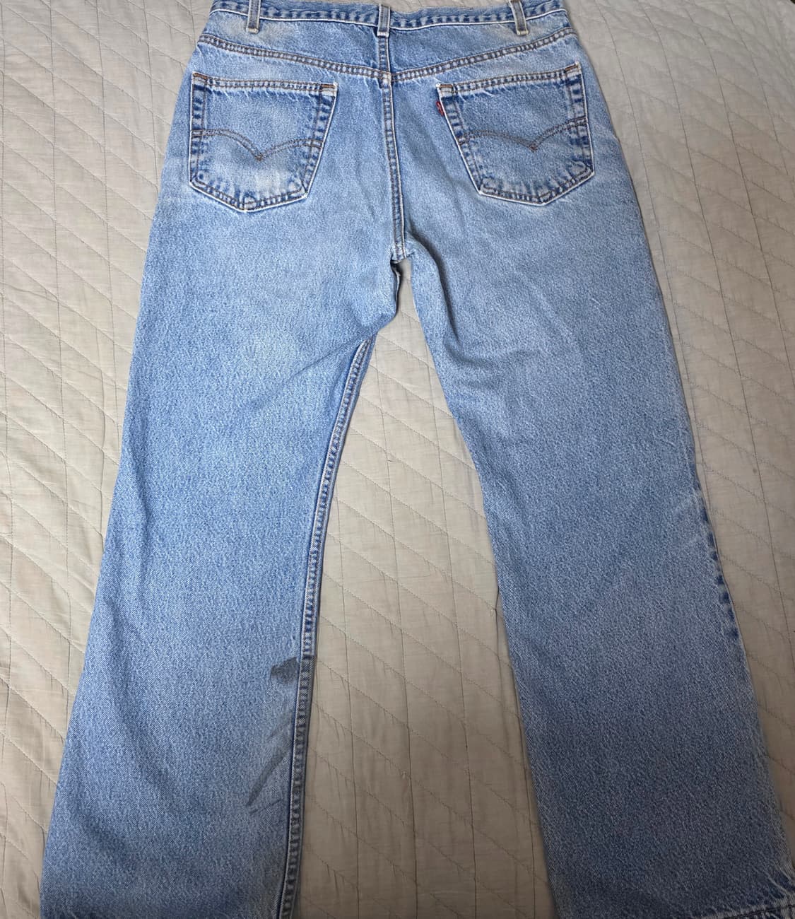 [36X30] 90-00 빈티지 리바이스 517 부츠컷 데님 4 트래쉬드 상품이미지5