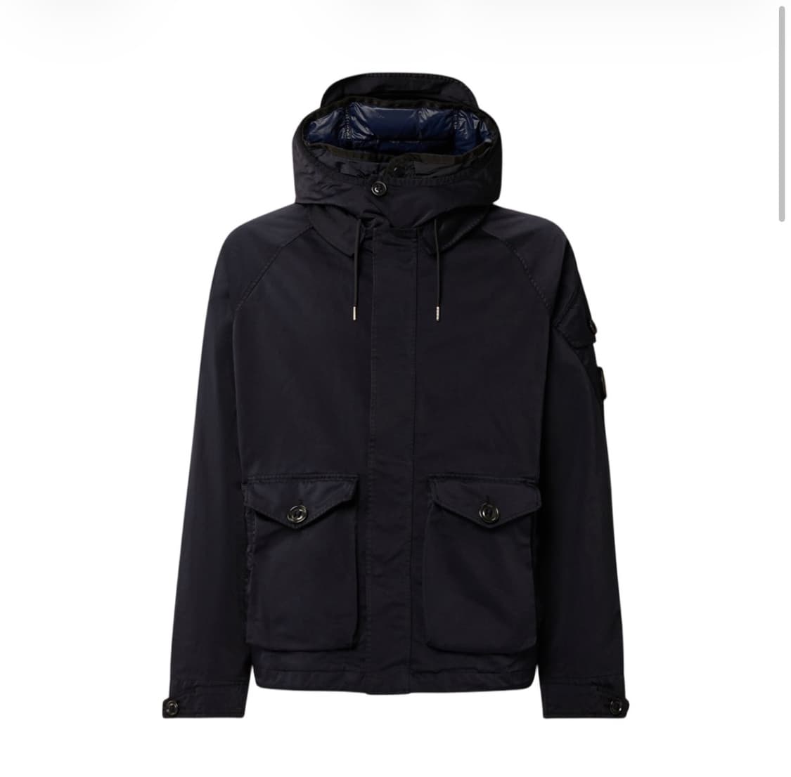 CP컴퍼니 마이크로 케이 후드 렌즈 자켓 토탈 이클립스 블루 xl 상품이미지1