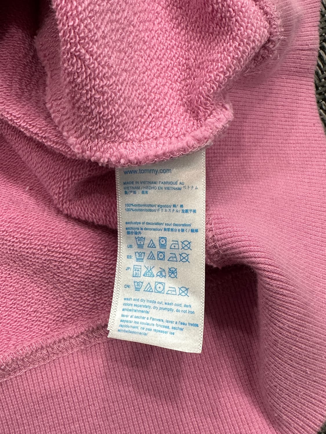 타미힐피거 크롭 맨투맨 상품이미지4