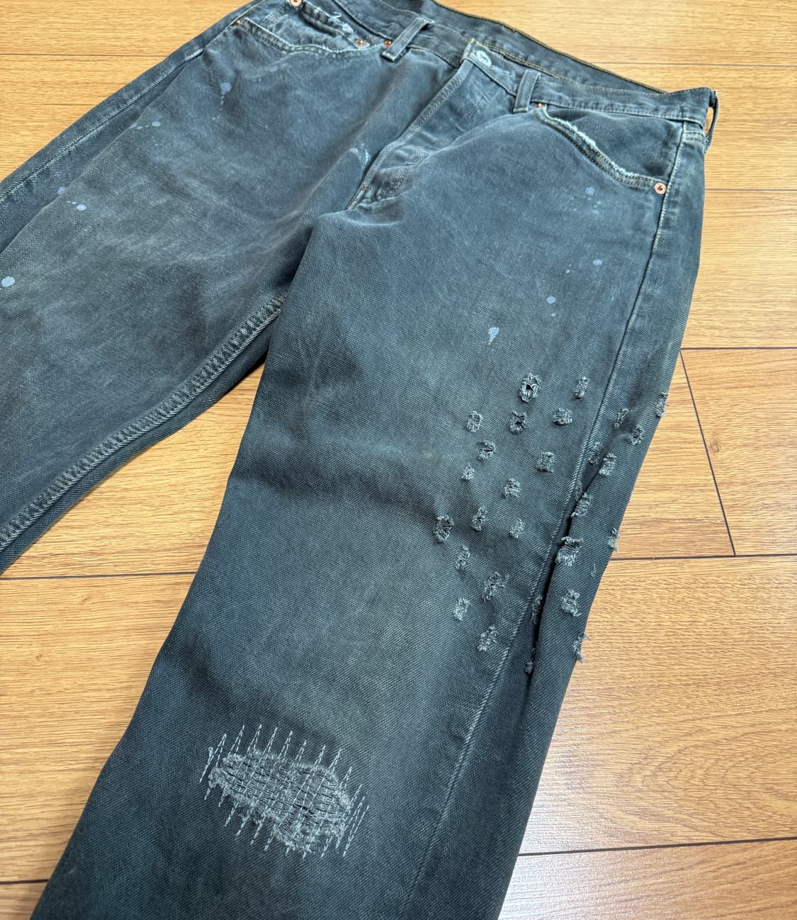 리바이스 501 디스 데님진 상품이미지3