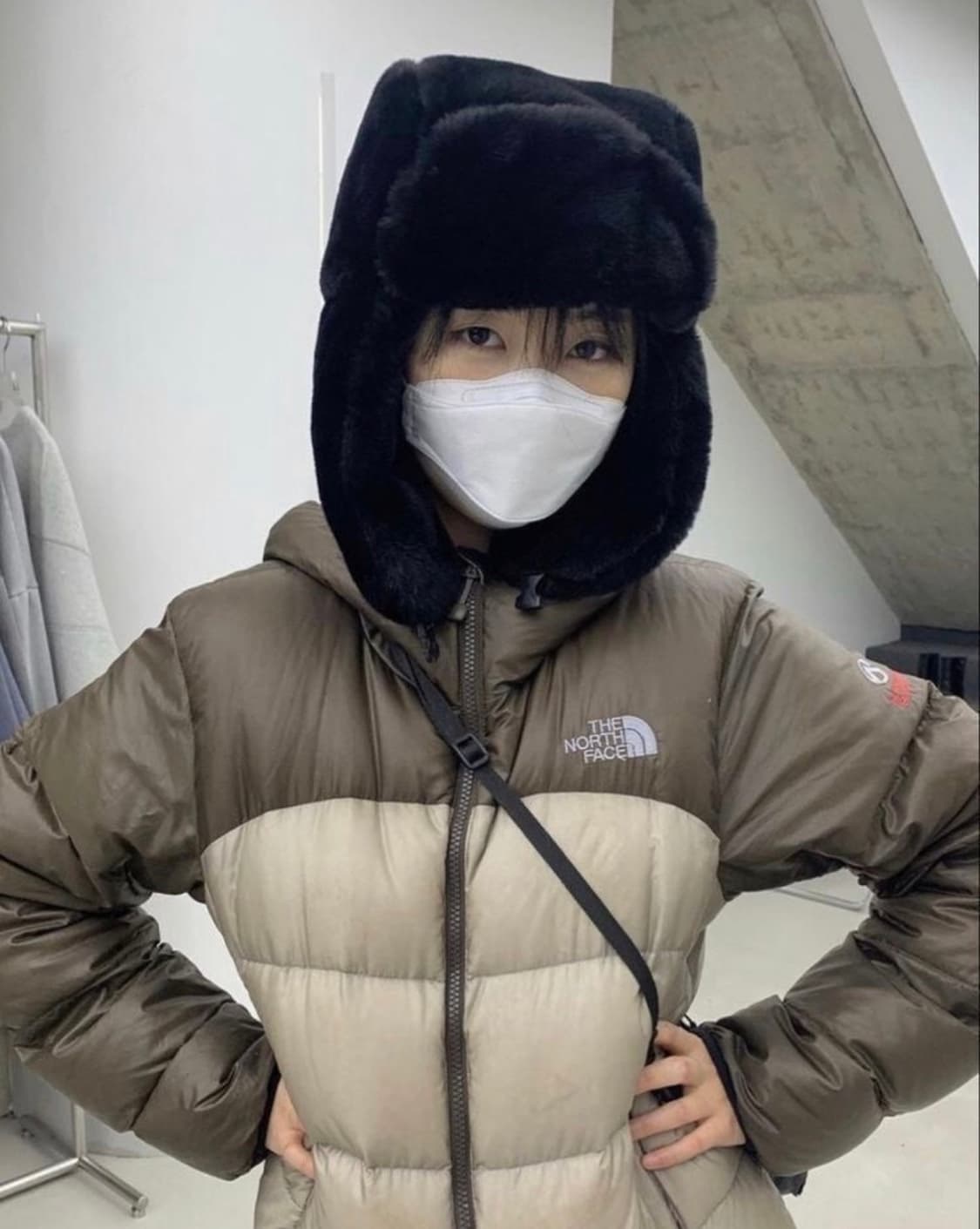 [L]노스페이스 아콘카구아 패딩 브라운  상품이미지2