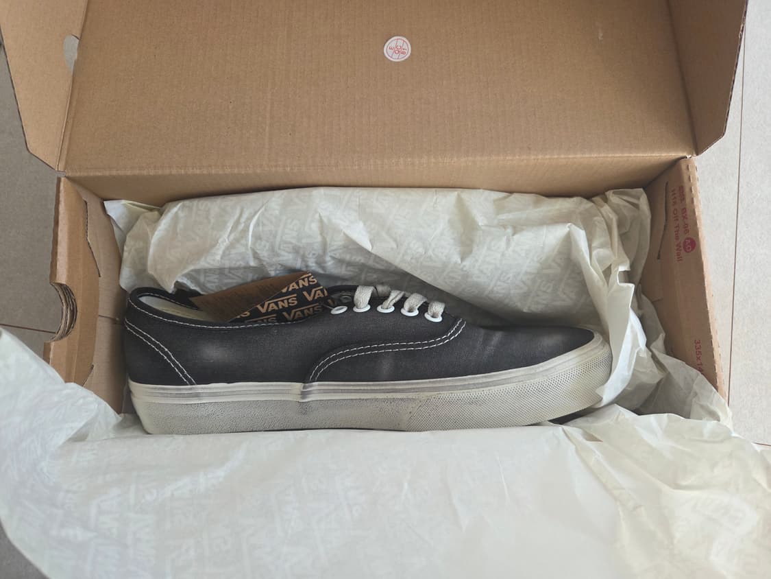 새상품_(275)반스 어센틱 빈티지 웨이브 워시드 블랙 상품이미지1