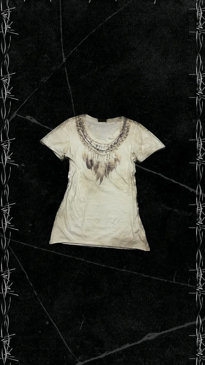 G.O.A 00s archive feather top 상품이미지1