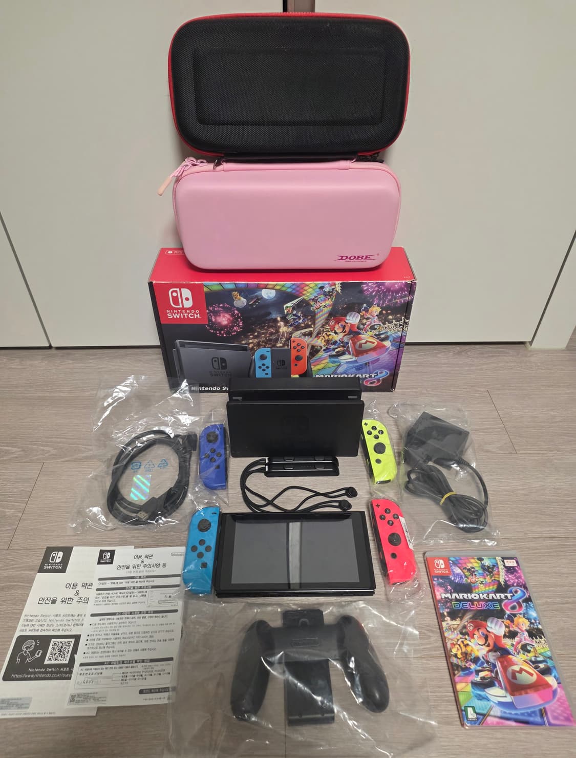 닌텐도 스위치 마리오카트 8 디럭스 세트 풀박스+마리오카트 칩+조이콘추가 상품이미지1