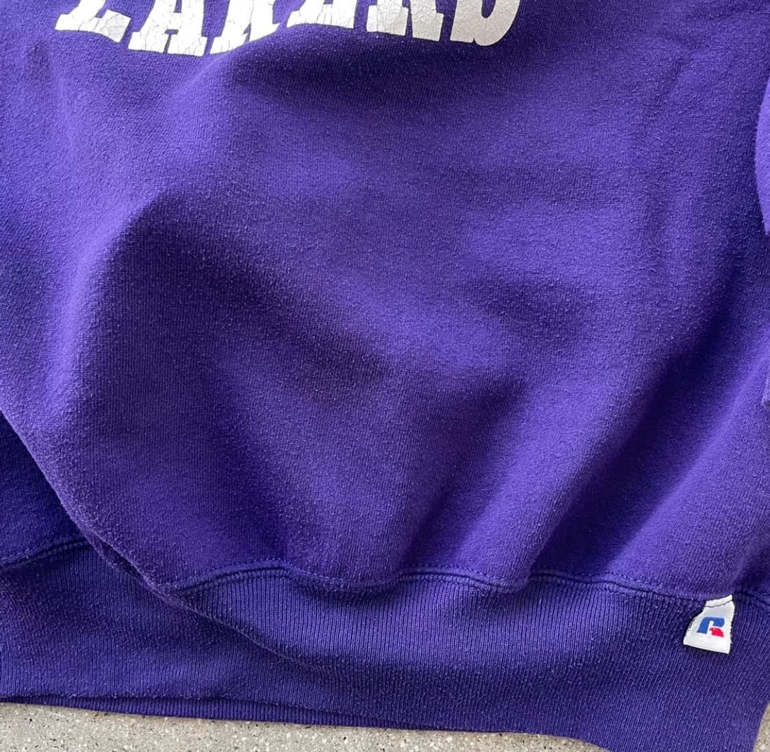 빈티지 러셀 애슬레틱 스웻셔츠 퍼플(화이트) XL 상품이미지6