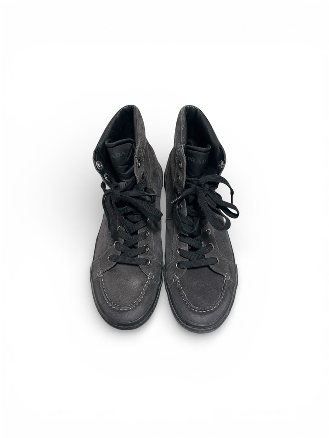 270~275) 프라다 스웨이드 나일론 하이탑 스니커즈 상품이미지3