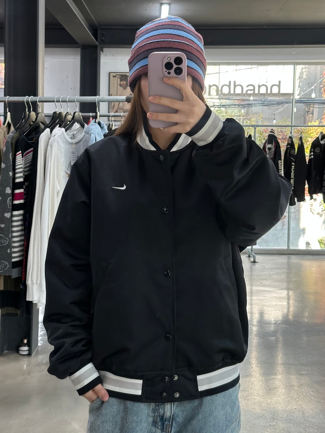 나이키 어센틱스 누빔 바시티 자켓 상품이미지1