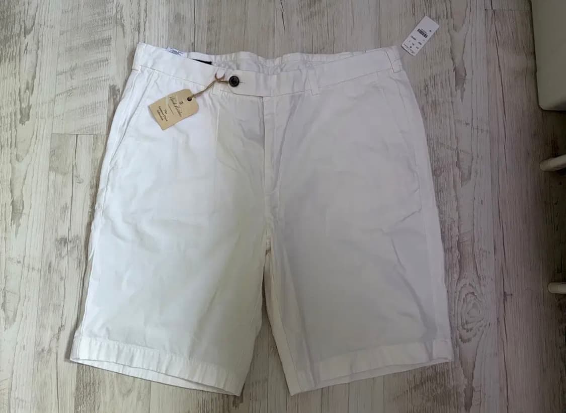 [38]브룩스브라더스 버뮤다 쇼츠 반바지 화이트 새상품 상품이미지1