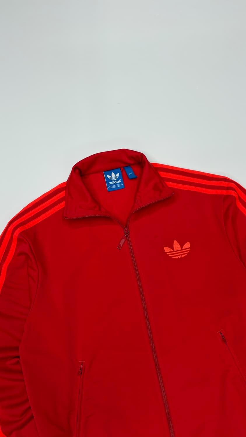 Adidas 아디다스 파이어버드 레드 오렌지 삼선 트랙탑 져지 상품이미지2