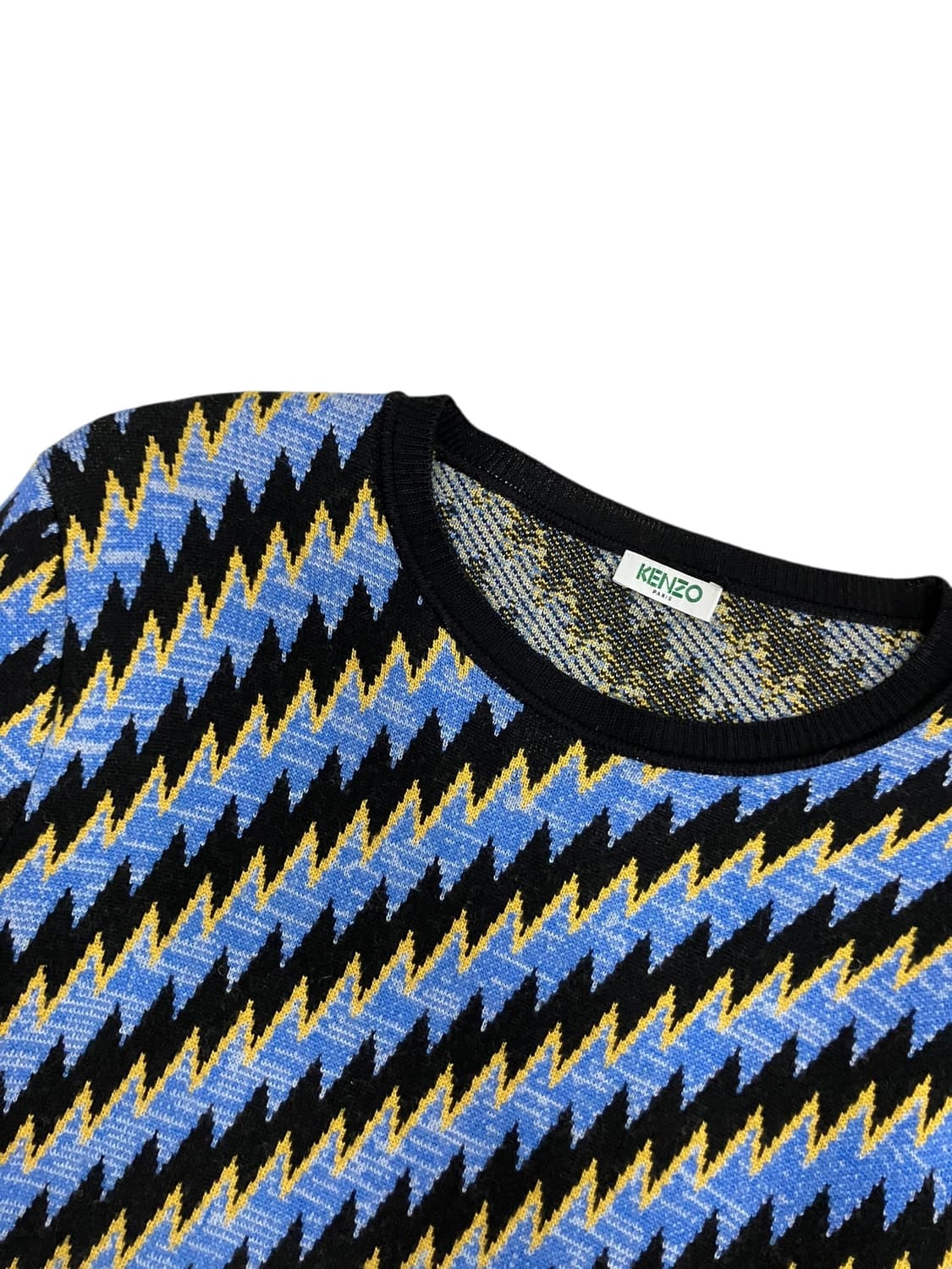Kenzo 켄조 지그재그 패턴 니트 S 상품이미지2