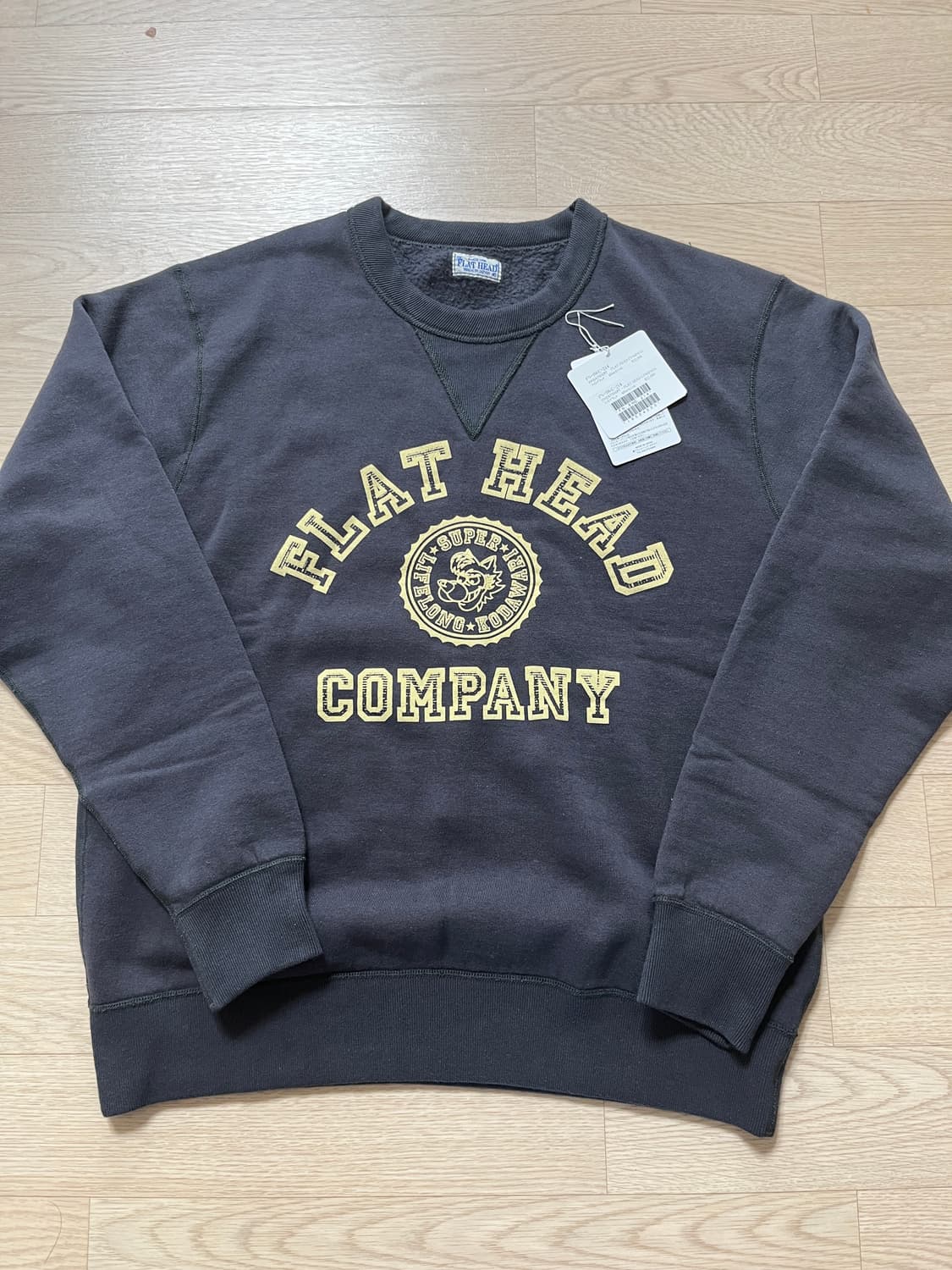 [플랫헤드] FN-SWC-214 L.Black Sweatshirt Fla 상품이미지1