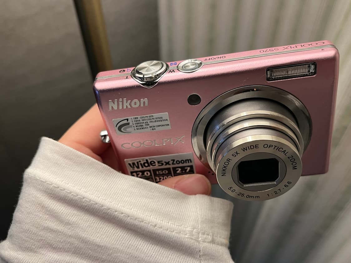 니콘 쿨픽스 s570 핑크 nikon coolpix s570 디지털카메라 상품이미지2