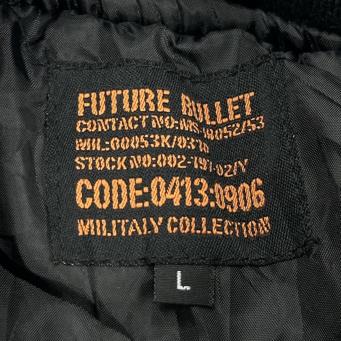 VTG 빈티지 재팬 블랙 ma1 블루종 자켓 (L) 상품이미지6