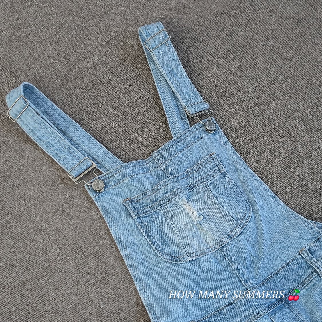 연청 반바지 멜빵 xs  상품이미지7