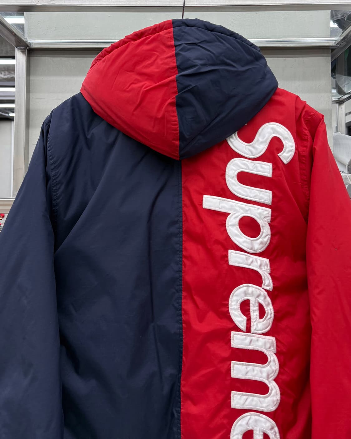 슈프림 투톤 사이드라인 후디 봄버 자켓 상품이미지3