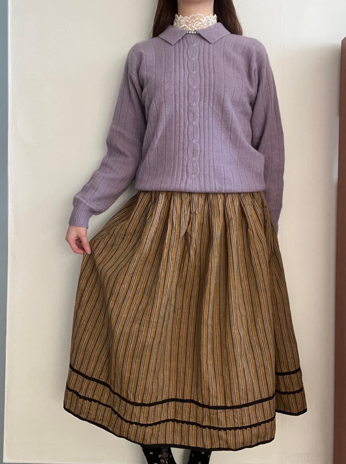 Tyrol Stripe Skirt 상품이미지1