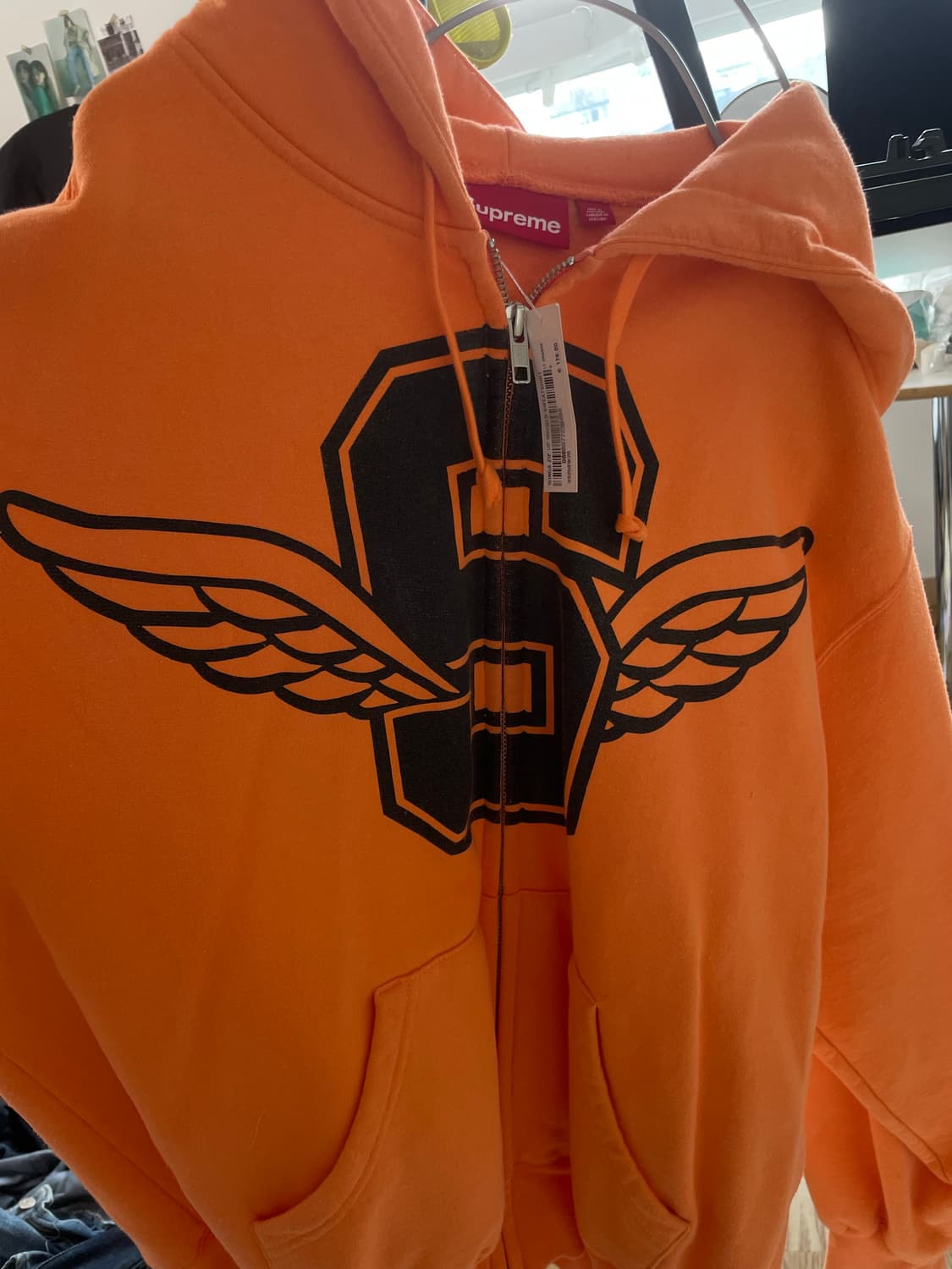 ✅정가 28만원✅택 달린 새상품✅슈프림 Supreme 윙스 집업 후드 오 상품이미지6