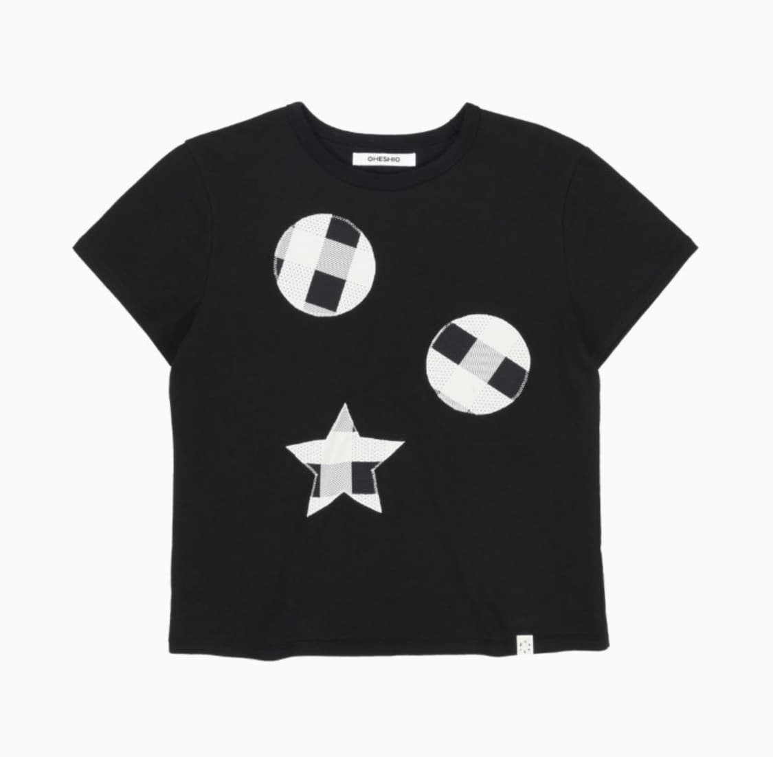 오헤시오 패치워크 반팔 티셔츠 상품이미지1