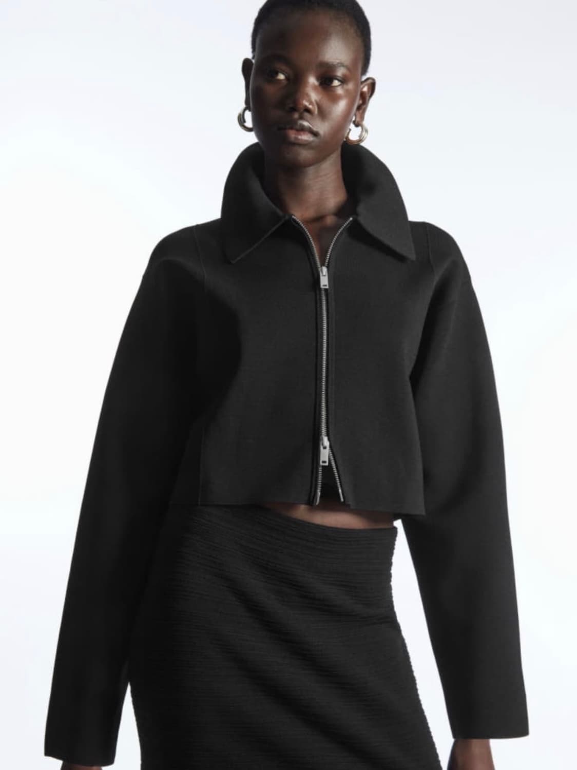  COS 코스 크롭 밀라노 자켓 M size 상품이미지1