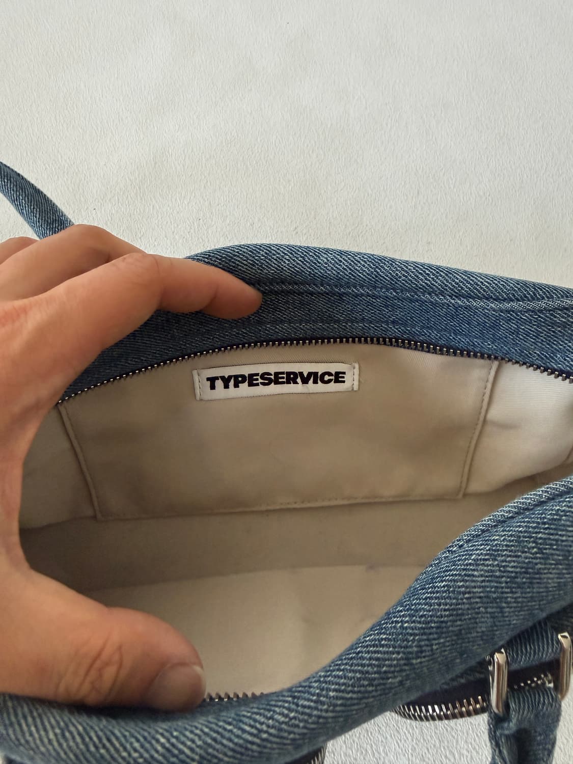 타입서비스(TYPESERVICE) 데님 숄더백 상품이미지8