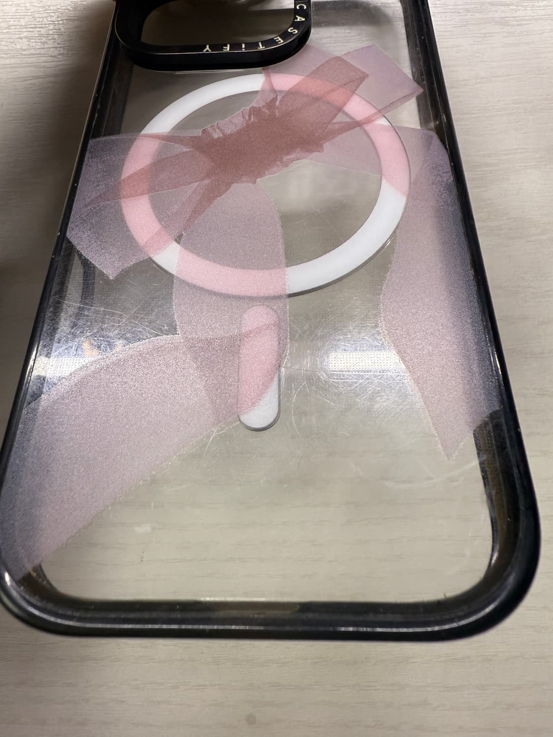 케이스티파이 리본 케이스 Pink Organza Ribbon 16프로 상품이미지2