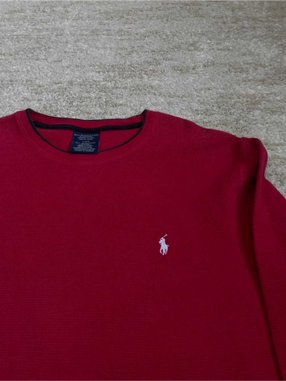 [L] 폴로 랄프로렌 와플 롱 슬리브 써멀 긴팔 티셔츠  상품이미지2