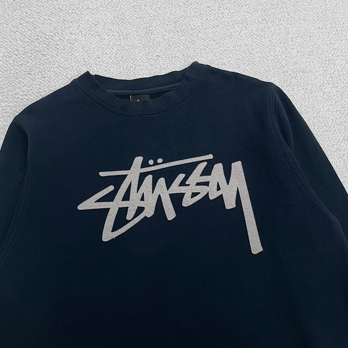 스투시 Stussy 스탁 패치 로고 크루넥 맨투맨 상품이미지2