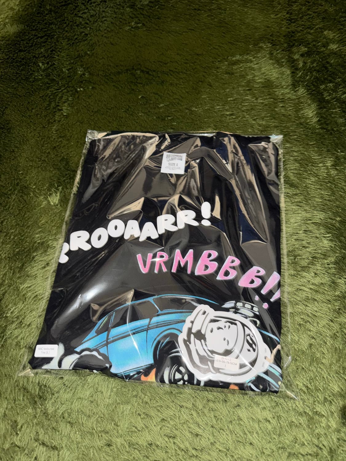 [L] 빌리네어 보이즈 클럽 BBC BB GO 티셔츠 블랙 상품이미지10