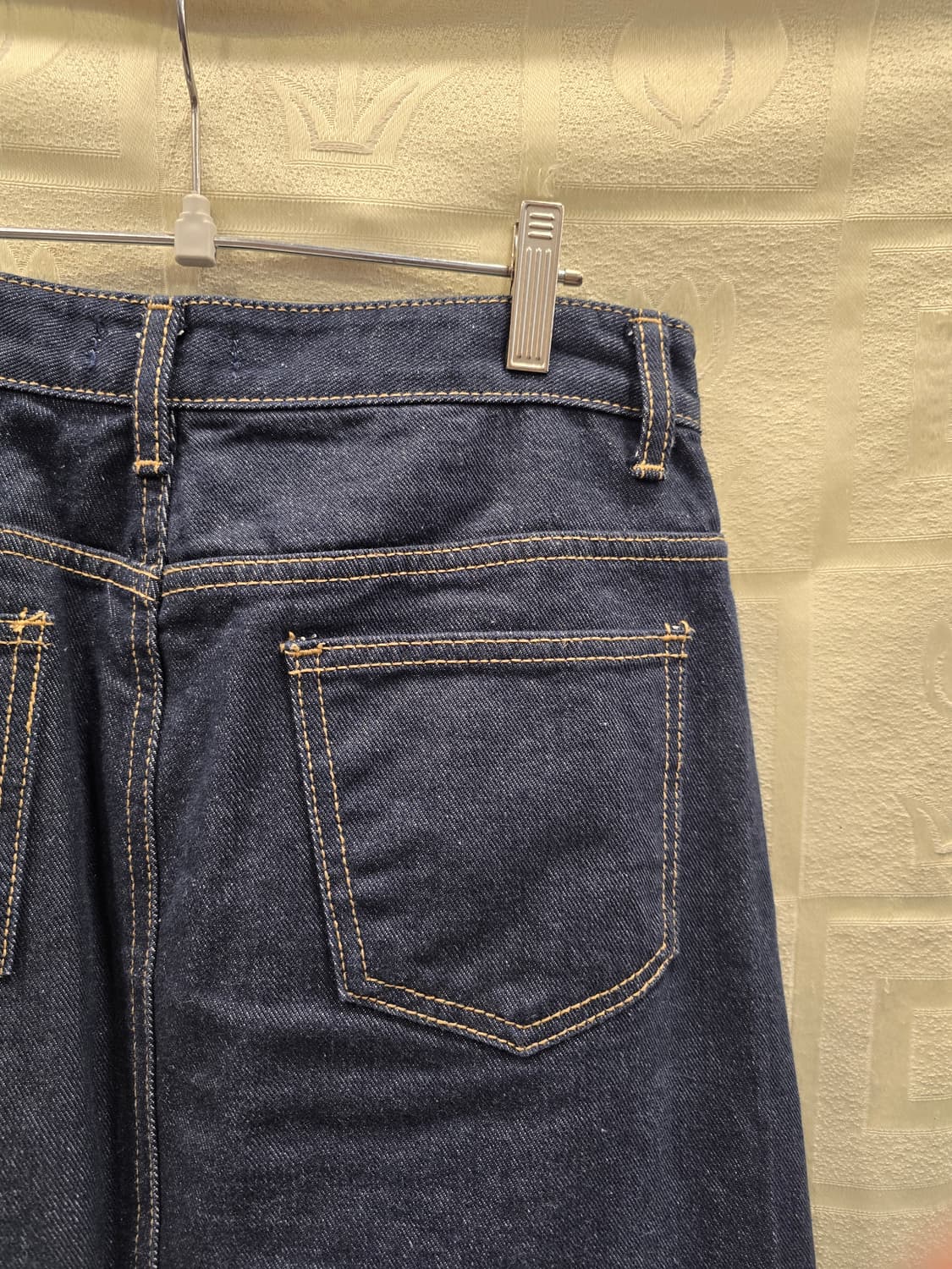 쓰리쿼터 Three Quarter 데님 롱 스커트 26~27 상품이미지5