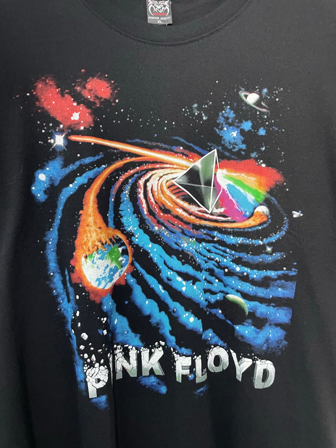 빈티지 핑크플로이드 락 밴드 프린팅 반팔 H2538 상품이미지3