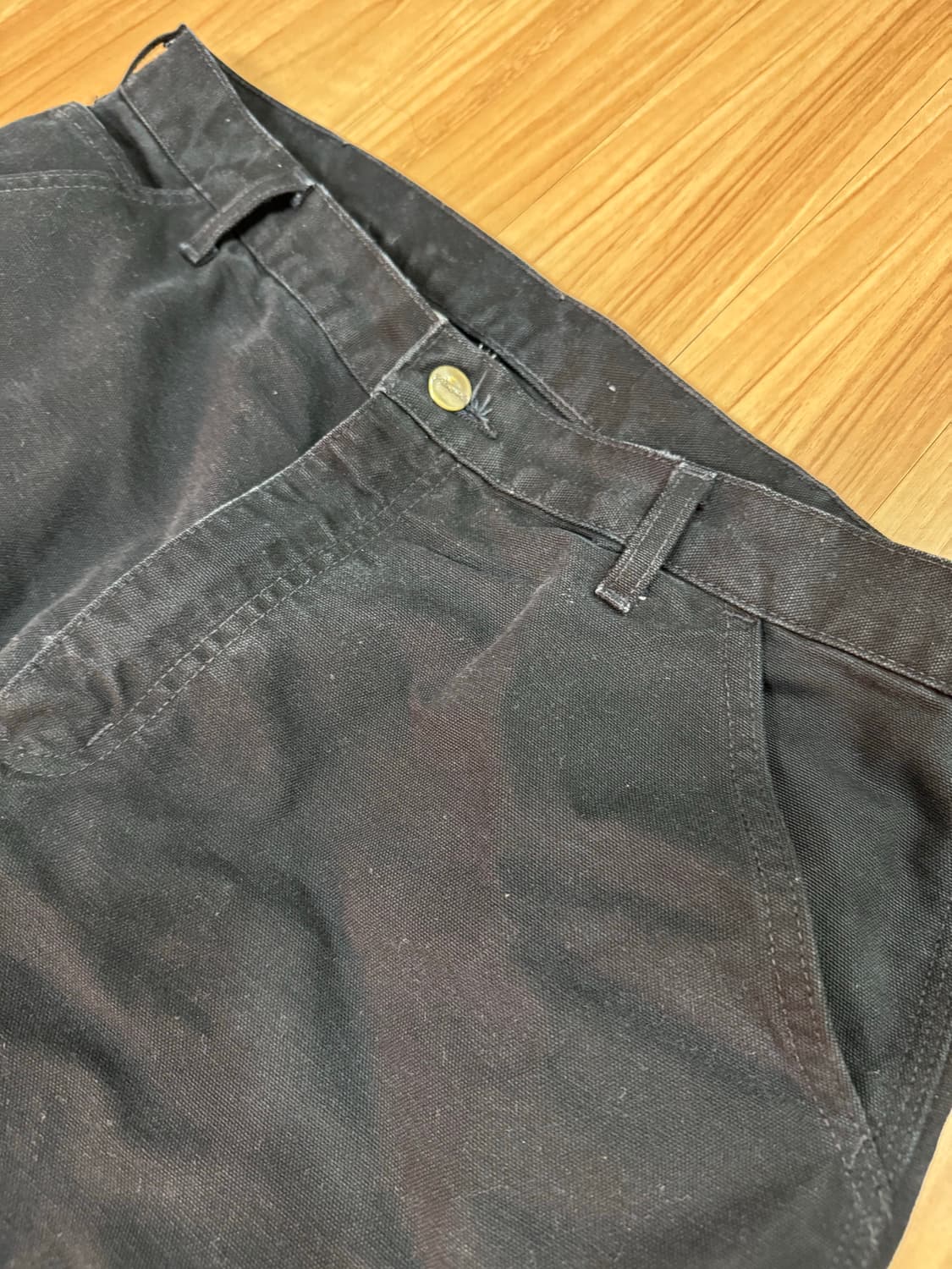 [35] 칼하트 싱글니 팬츠 블랙35x30 상품이미지3