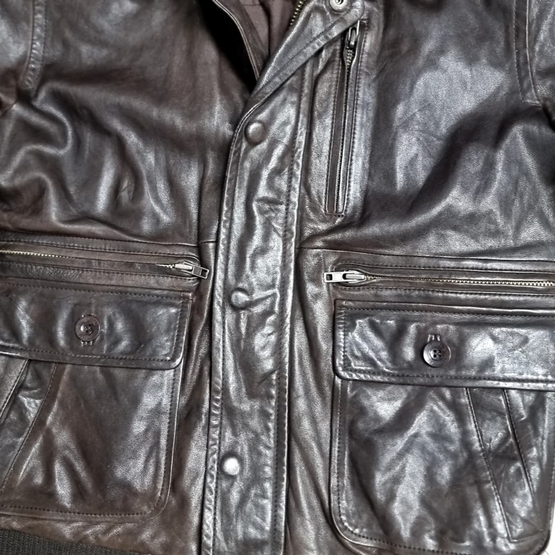 00s썰스데이아일랜드 a-2 양가죽자켓(100) 상품이미지10