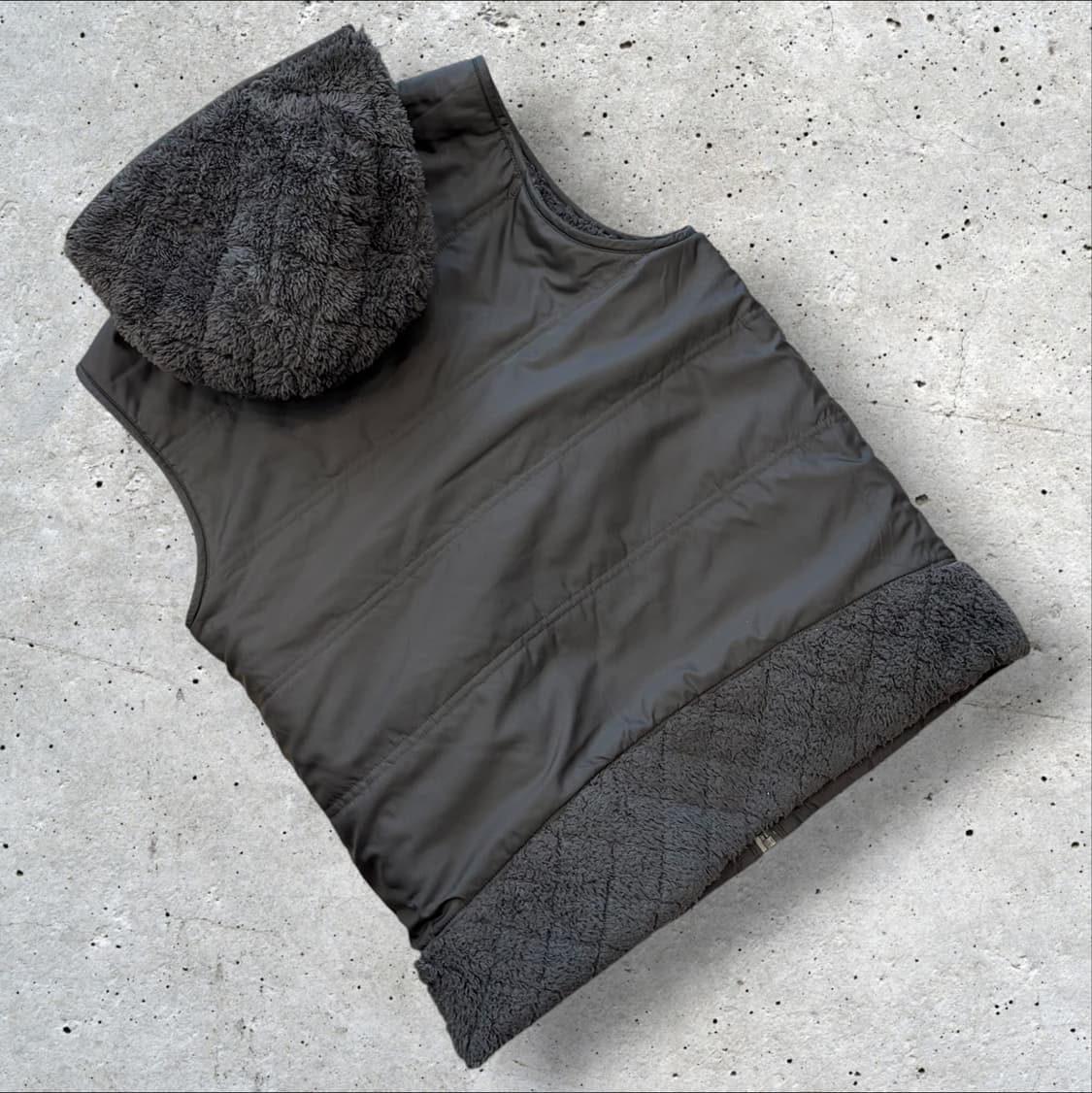 [S] 16s 파타고니아 리버시블 후리스 후드 조끼 베스트 D383 상품이미지3