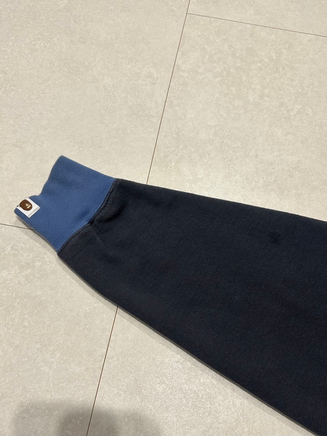 베이프 컬러 카모 릴렉스드 핏 후드집업 네이비 3xl 상품이미지4