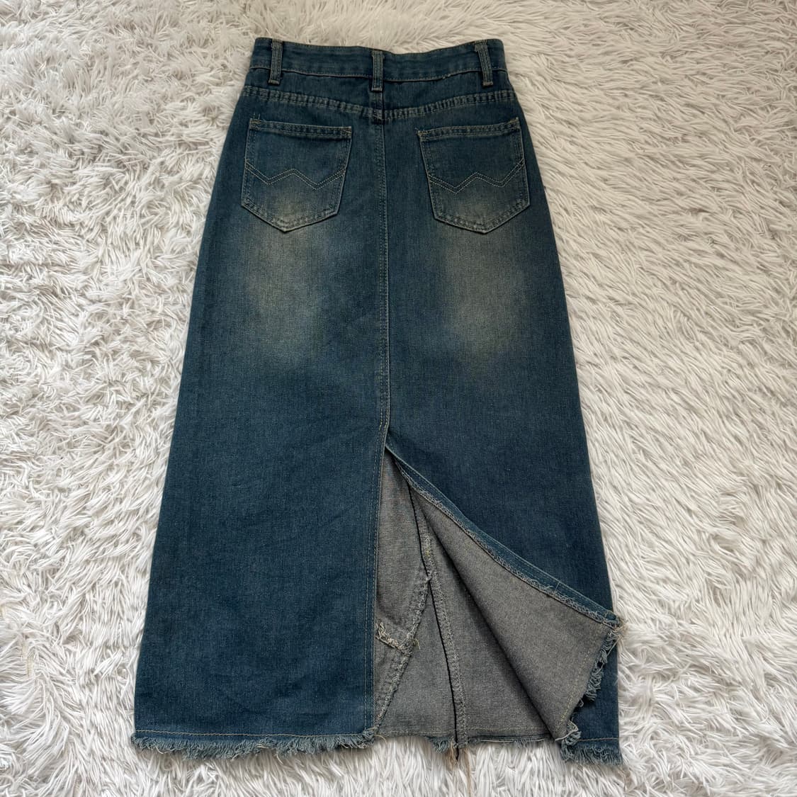JEANS 일본빈티지 보세 롱 치마 빈티지치마 y2k치마 에스닉 치마 상품이미지3