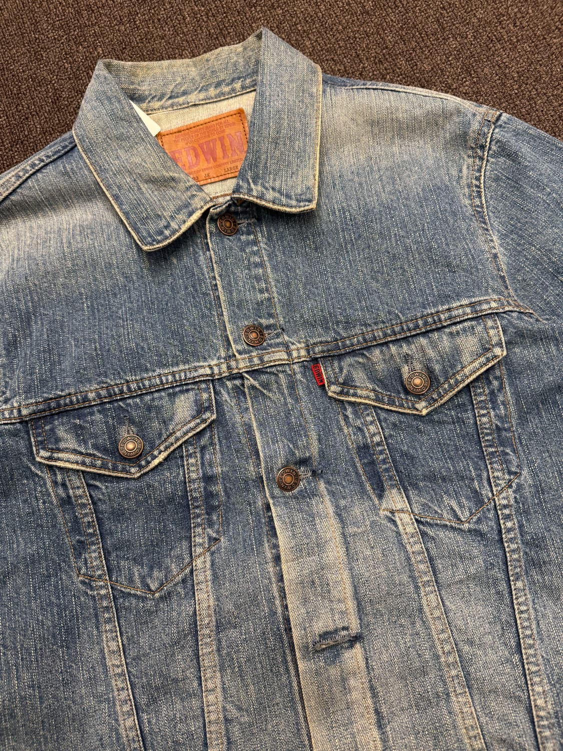 L)에드윈 빈티지 3세대 데님자켓 상품이미지3