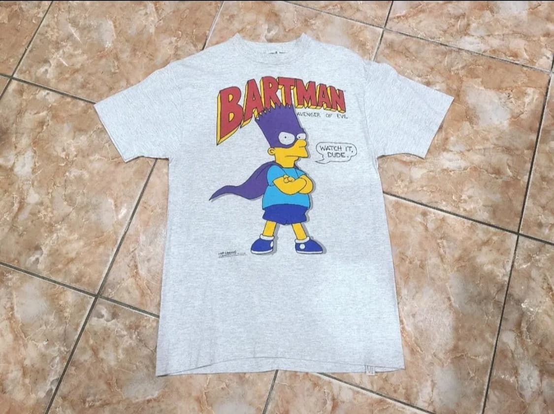 Anvil 1986 심슨 BARTMAN 빈티지티셔츠 상품이미지1