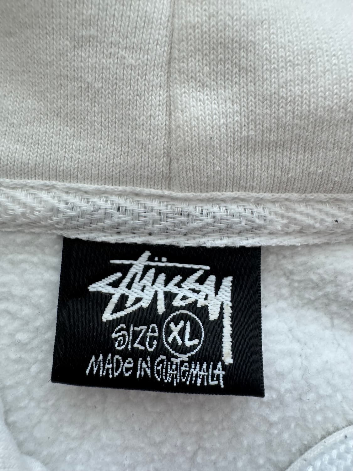 (도쿄 매장 구매) 스투시 베이식 후드집업 화이트 XL 상품이미지3