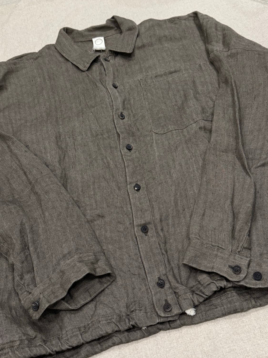 얀얀반에쉐 오프로젝트 린넨 셔츠 자켓 상품이미지6