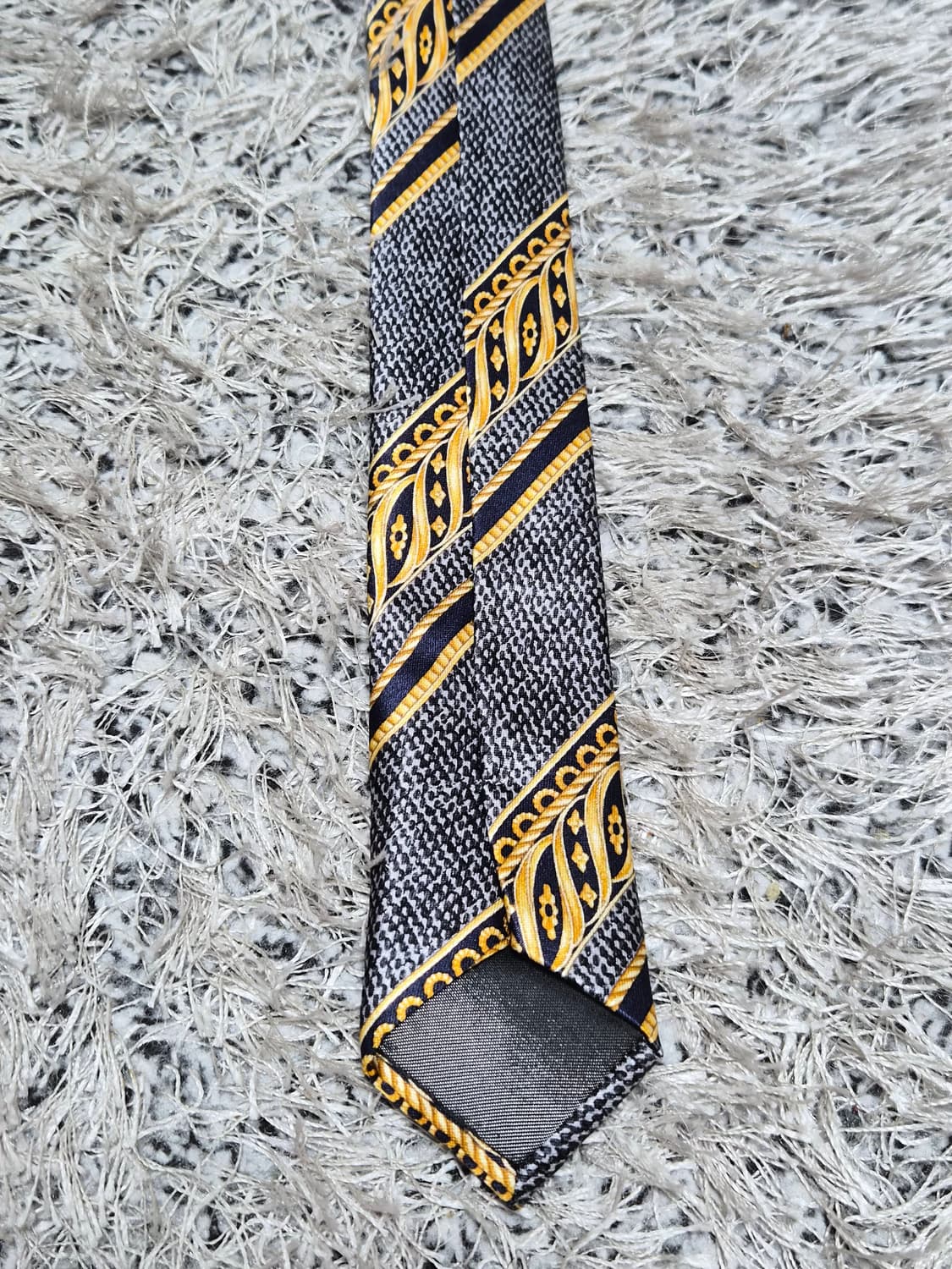 랑방Lanvin 금장 패턴 넥타이 Free - N67 상품이미지8
