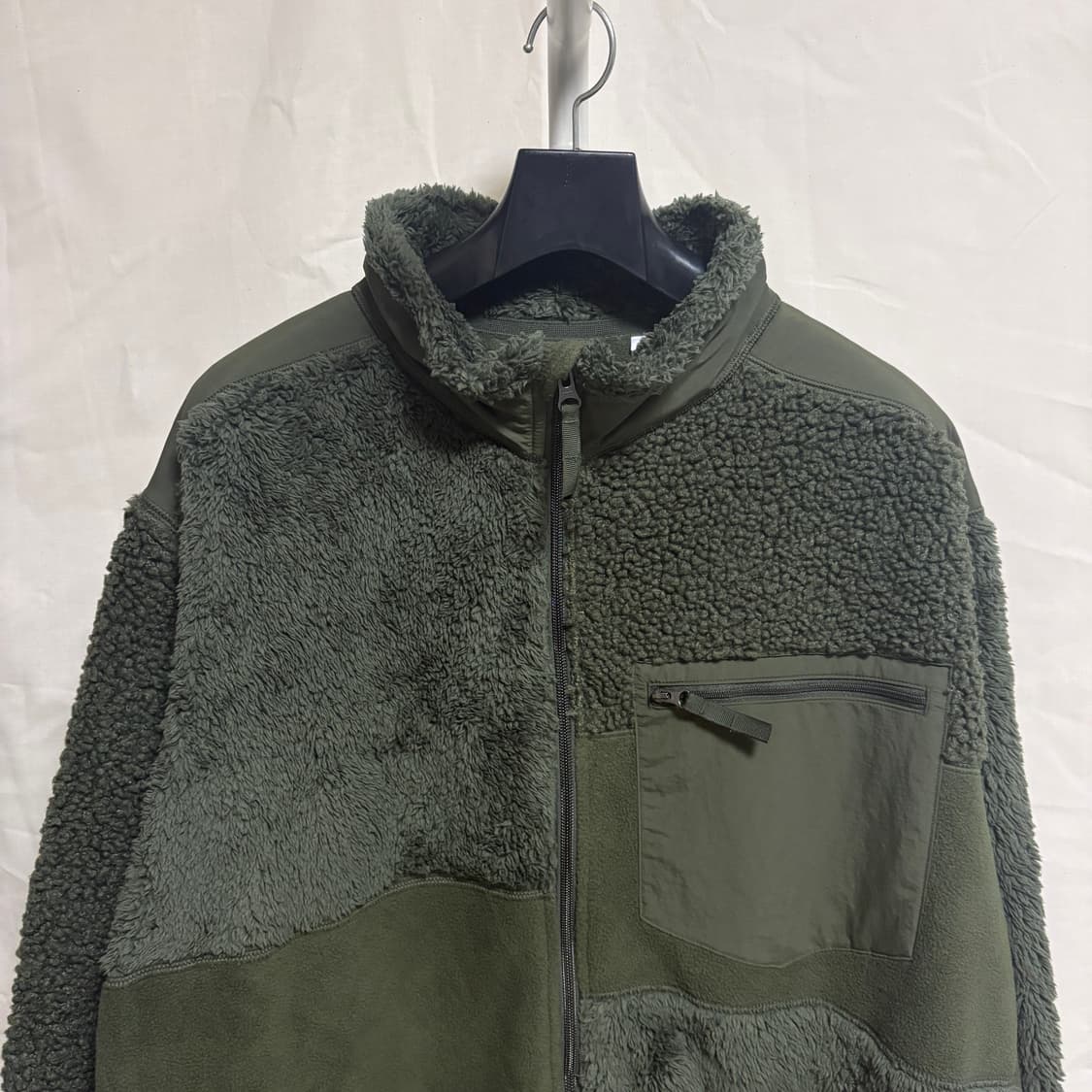 유니클로x엔지니어드 가먼츠 콜라보 플리스 집업 / 카키, XL 상품이미지2