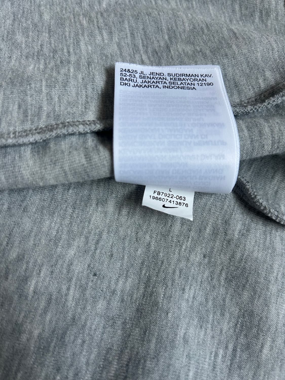 나이키 테크 플리스 후드 집업 그레이 상품이미지4