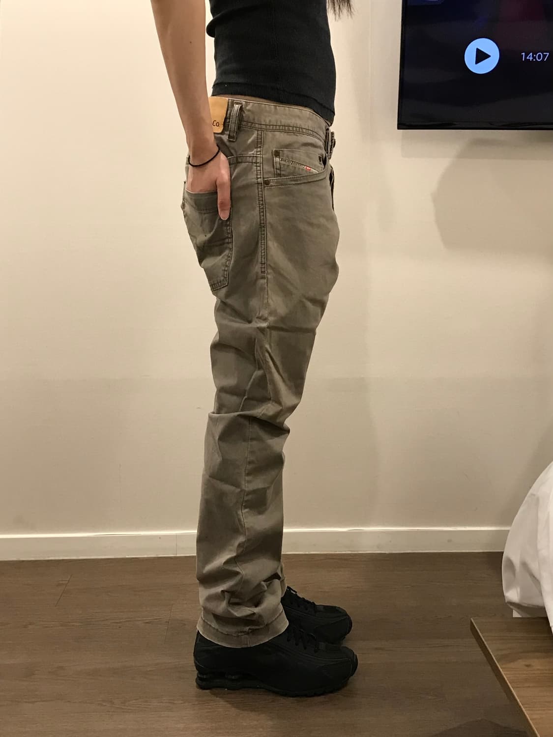 디젤 빈티지 코튼 팬츠 베이지 30(실측32-33) 상품이미지2