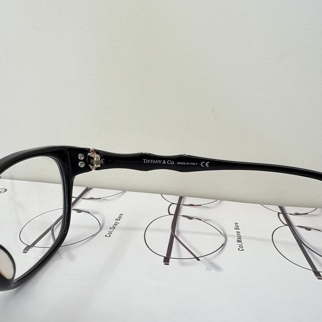 티파니앤코 블랙 뿔테 안경 상품이미지6