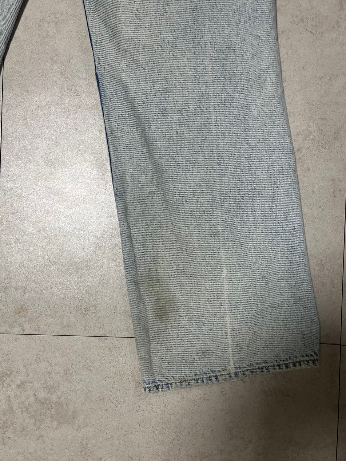 아워레가시 써드컷 연청 데님 상품이미지5