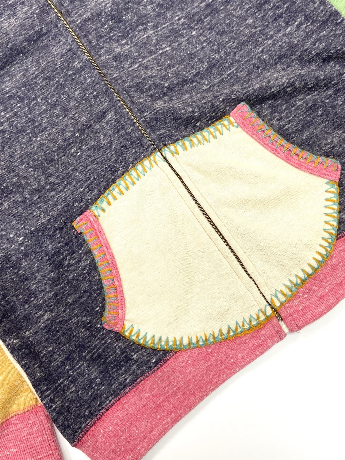 Rainbow hood zip up 상품이미지5