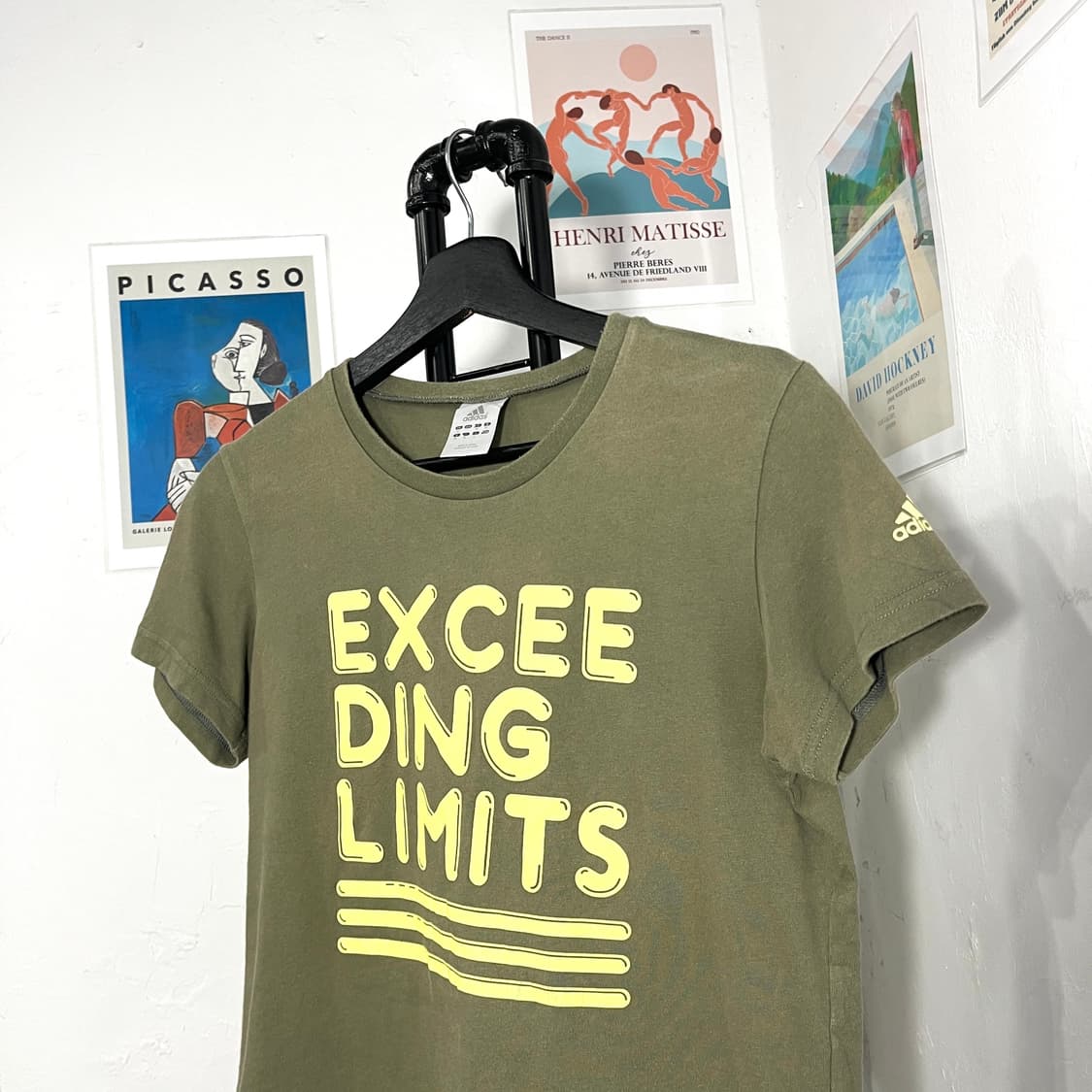 아디다스 레터링 반팔 티셔츠 상품이미지4