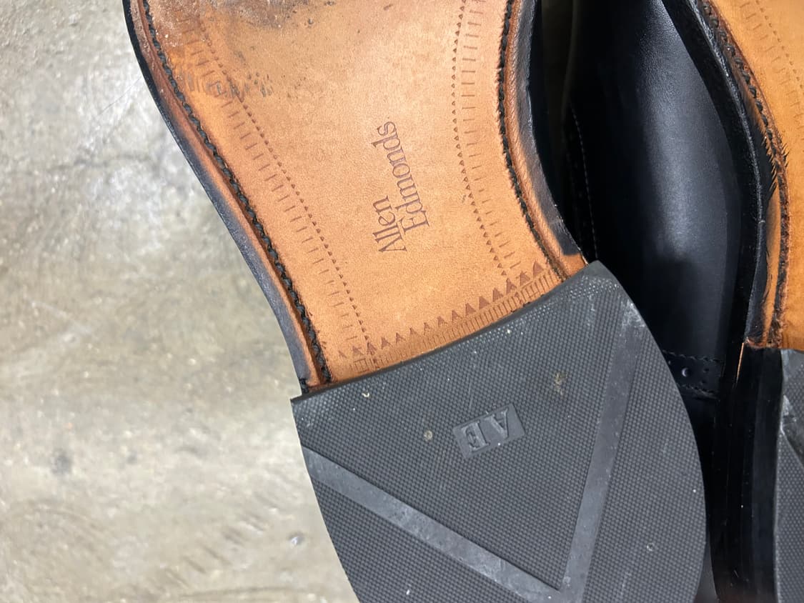 미국 앨런애드몬즈(Allen Edmonds) 가죽 블랙 구두 상품이미지5