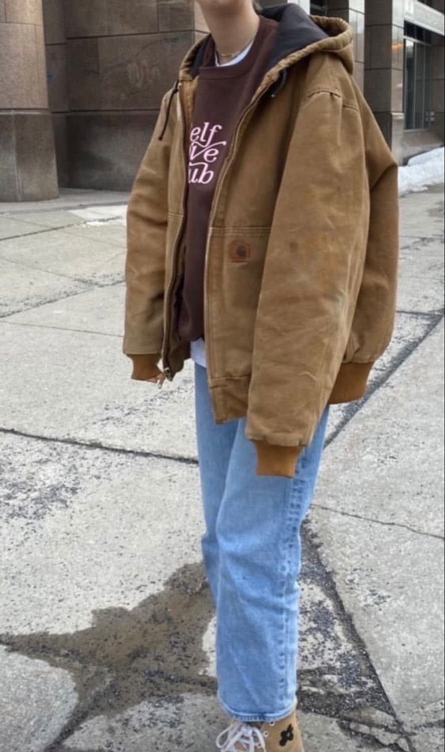 칼하트 액티브 자켓 J130BRN 상품이미지2