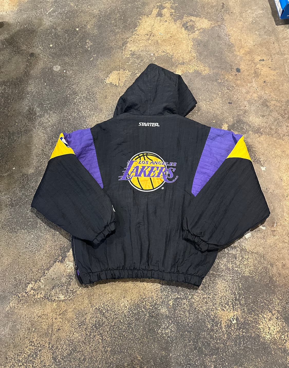 빈티지 90s 스타터 엘에이 레이커스 아노락 자켓 상품이미지2